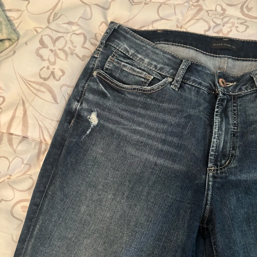 Silver Jeans Co. Avery Skinny Crop Jeans - Picture 13 of 15